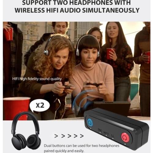 Bluetooth 5.0 Audio Transmitter Adapter USB Receiver for Switch/Switch Lite/PS4