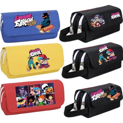 Friday night funkin Pencil Case Pencilcase fnf School Pen Case Supplies Large Capacity Pencil Bag Pencils Pouch Stationery