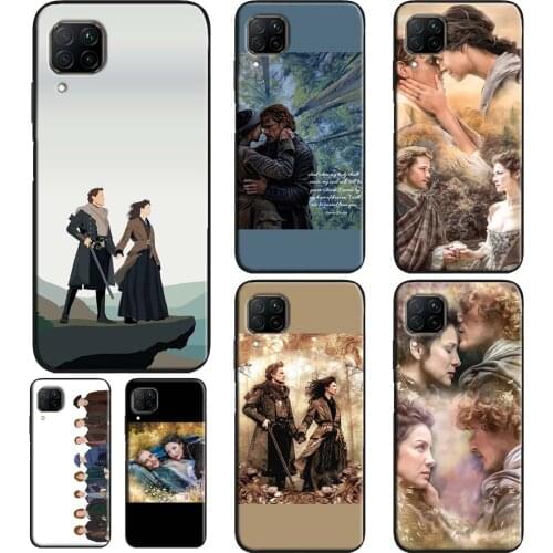 Jamie and Claire Outlander Soft Case For Huawei P30 Lite P40 P20 Pro Mate 20 10 Lite P Smart 2019 2021 Cover Coque
