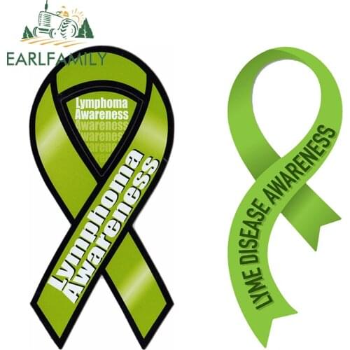 EARLFAMILY 13cm for Custom Cancer Survivor Ribbon Funny Car Stickers Waterproof Motorcycle Decals Refrigerator Vinyl Car Wrap