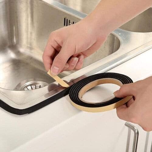 Kitchen Antifouling Waterproof Self Sealing Strip Gas Stove Gap Dustproof Adhesive Tape Dust Soundproof Door Window Edge Strip