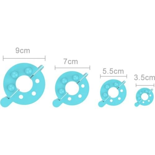 8 Pcs Pompom Maker Kit Knitting Crafts Different Sizes Plush Ball Making Tool B99