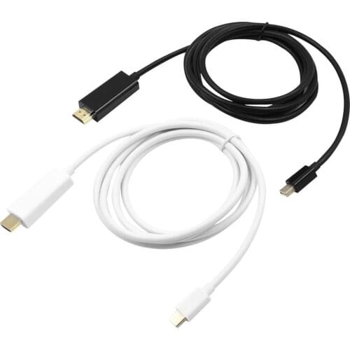 Mini Display Port DP To To HDMI-compatible Cable Adapter For MacBook Pro 4Kx2K Video Card Wire Male To Female Connetor Cable HOT