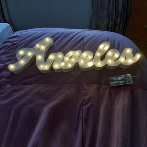 Personalized customized LED bright light name signs, generous wedding gifts, boy or girl name signs, personalized childrens roo