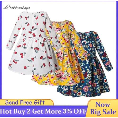 Girls Dresses Toddler Baby Girls Dress Birthday Party Girls Long Sleeve Dress Cute Princess Dress Pageant Dresses Kids Clothes