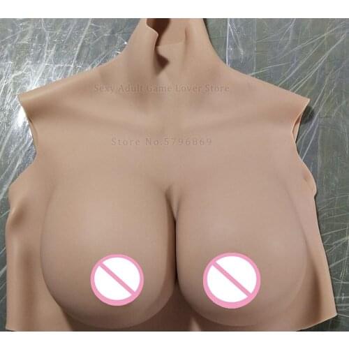 Wearable Invisible Soft Silicone Lifelike Breast Enlargement shoulder girdle Realistic Fake Boobs Erotic Sex Toys For Women Gay