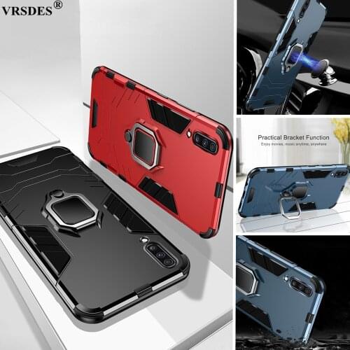 Shockproof Case For Samsung Galaxy A30s A50s A70s Finger Ring Magnet Matte PC + TPU Cover For Samsung A30S A40s A10s A20s Funda