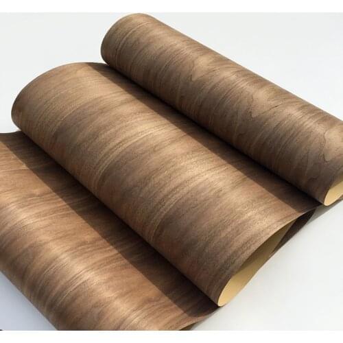 Craft Paper Back Natural American Walnut Veneer 2500MM*600MM for Kitchen Workshop