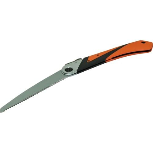 Steel Garden Hand Tools Pruning serra Saw with Rubber Handle,Folding DIY woodworking Saws saw size 210x1.1mm