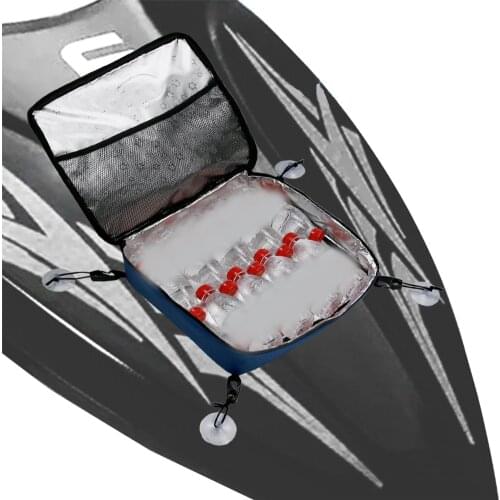 11L Deck Cooler Bag Paddle Board Cooler Mesh Top Pocket Water-Resistant Insulated Ice Bag for SUPs Kayaks
