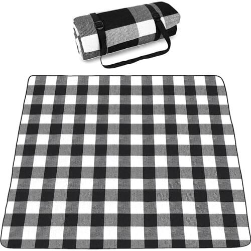 Top!-Picnic Blanket Large Outdoor Carpet Mat Waterproof Foldable Camping Tote Light Compact Oversized Rug(200X200cm)