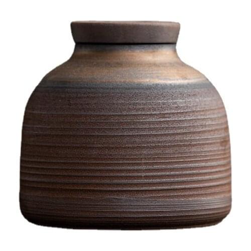 Coarse pottery Keepsake Urn Container for Ashes Pet Memorial Cremation Urns Ceramic Funeral for Ashes Dog cat