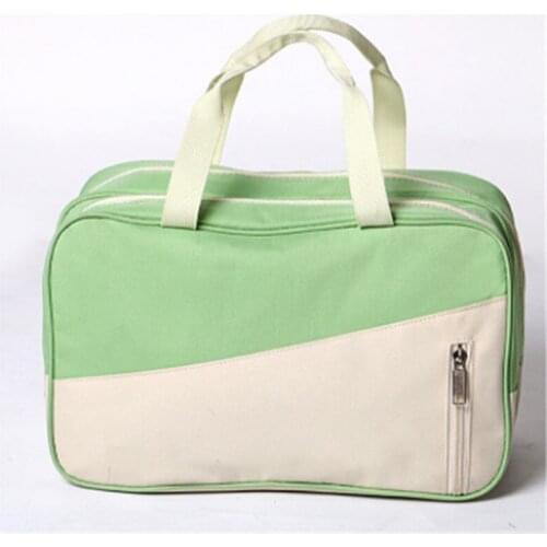 Ladies Creative Dry Wet Separation Nylon Cloth Style Shoulder Bag Waterproof Travel Bags Ladies Large Capacity Handbag