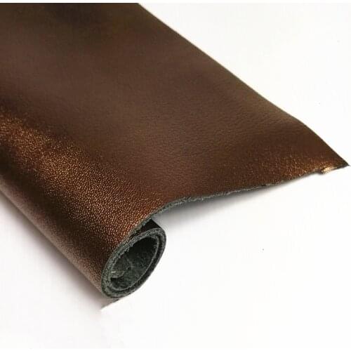 1.2mm First Layer Of Real Cowhide Material Golden Brown Leather Sofa, Upholstered Bedside Car Seat Leather Fabric Tela De Cuero