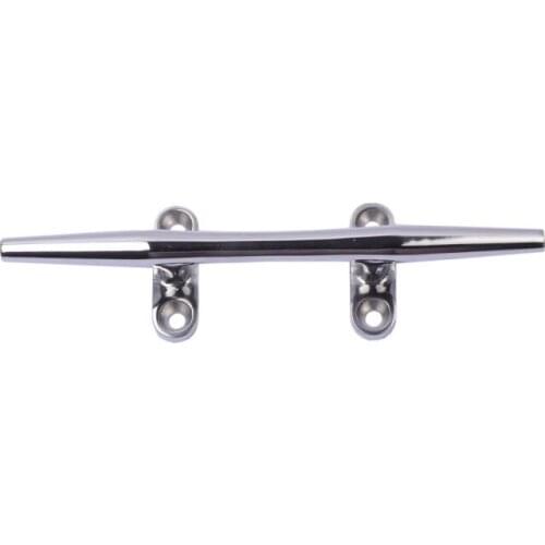 1 pieces 10" Boat Yacht Dock Deck Line Rope Cleat Mooring Marine 316 Stainless Steel