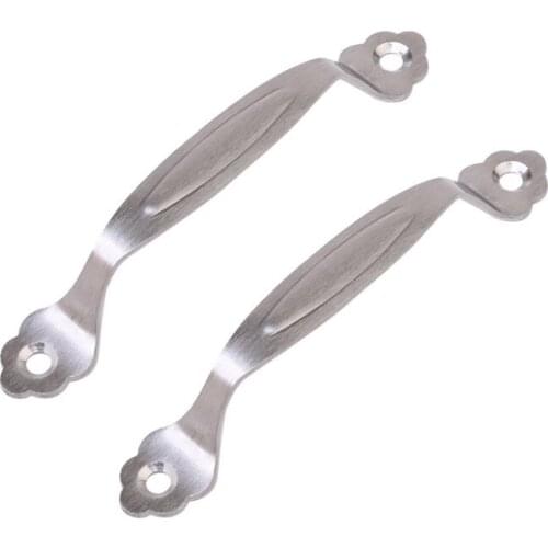 10pcs/lot Furniture Hardware Stainless Steel Handle Kitchen Cabinet Door Knobs Cupboard Wardrobe Drawer Pulls