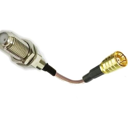 10pcs SMB Female to F Female Jack RF Straight Extension Pigtail coax Cable RG316 10/15/20/30/50cm