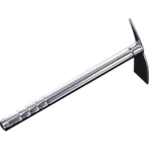 15 inch Multipurpose Weeding Excavator Hand Rake Handle Design Metal Rake Stainless Steel Rake Hoe Farm Garden Tool