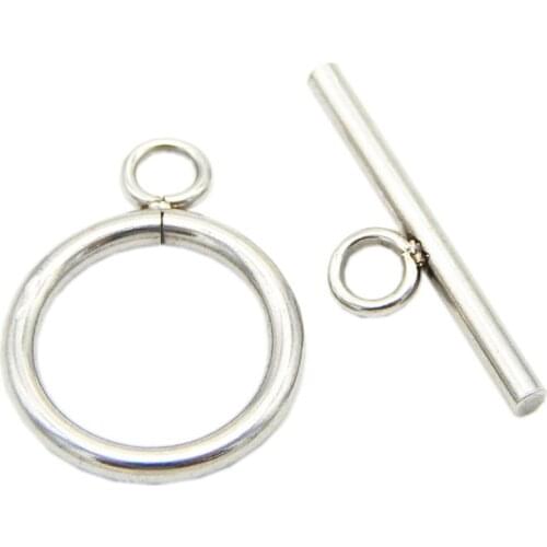 20sets/lot Stainless Steel OT Toggle Clasp Hook Rings Connectors DIY Necklaces & Bracelets Accessories for Jewelry Making DIY