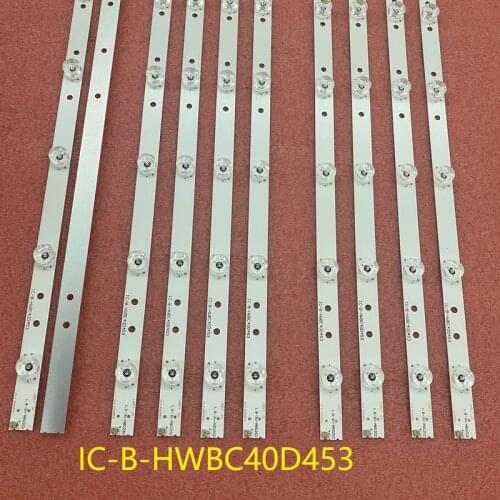 20pcs/lot LED bar For IC-B-HWBC40D453 Bush 40/233FDVD S4-Z5-V3-2 40/233F 40/233I V400H1J V400HJ6-PE1 40F21B-FHD 40F22B-FHD