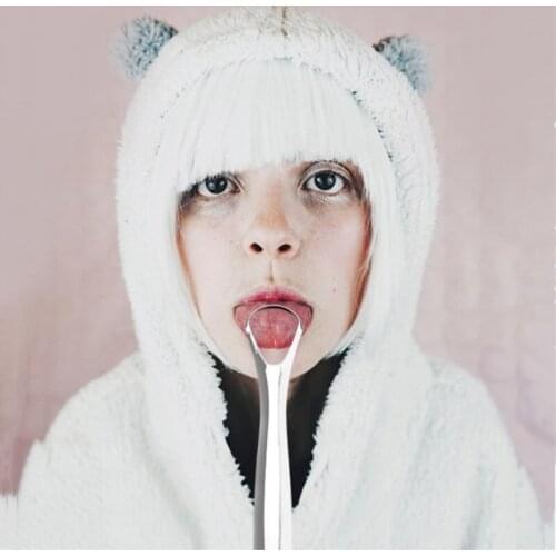 3Pcs Stainless Steel Useful Tongue Scraper Oral Tongue Cleaner Mouth Brush Reusable Fresh Breath Maker For Adult Child