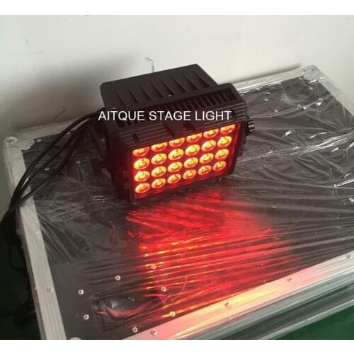 6lot Outdoor holiday uplighting led wall washer outdoor 24x8w rgbw 4in1 outdoor led lights wall washer