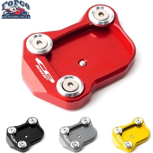 Motorcycle Accessories Kickstand Side Stand Extension Enlarge Plate For Honda CB650F CB650 F CB 650F 2019 2018 2017 2020