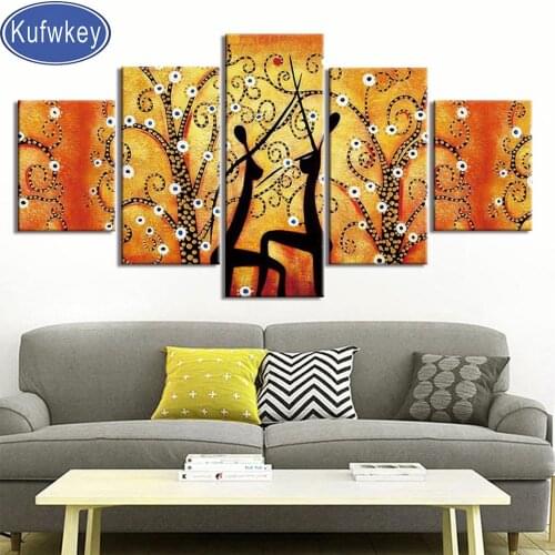 Diamond painting Abstract Dance diamond embroidery mosaic full square round drill picture Diamond Painting Multi-Panel Amazing