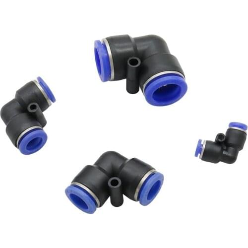 10 Pcs Elbow Equal Diameter Quick Connector Garden Irrigation Atomization System Slip Lock Fast Connector Water Pipe Quick Joint