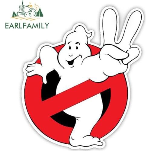 EARLFAMILY 13cm x 11.2cm Car Styling Ghostbusters Decal Funny Cartoon Sticker Waterproof Auto Motor Decor Graphics Car Stickers