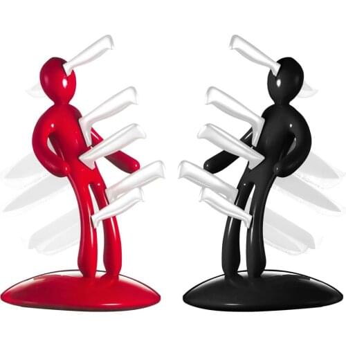 Humanoid Knife Block Holder Kitchen Cutlery Storage Organizer Multifunctional Tool Creative Home Decoration Kitchen Storage