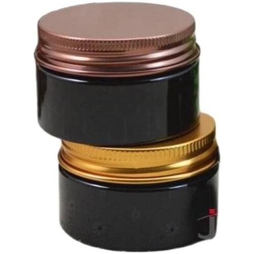 30 grams brown PET Jar,30g Black/bronze/gold Aluminum Lid,Cream Container Cream Bottle PET Jar Cosmetic Packaging Plastic Jar