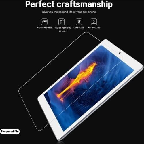 Thoughed Tempered Glass cover For Cube U78 iplay 8 7.85" Tablet PC Front Screen Protector cover With Safety Package