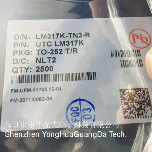 LM317K-TN3-R TO-252 SOT-252 LM317 New and original integrated circuit