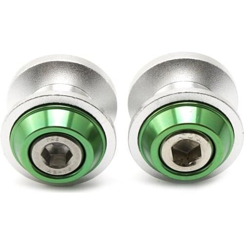 M10 10MM Swingarm Spools Slider For Kawasaki Z800 13-17 ZX10R 04-10 ZX6R 98-11 ZX636 ZZR1400 ZX14R ZX1400 ER6F ER6N 06-17