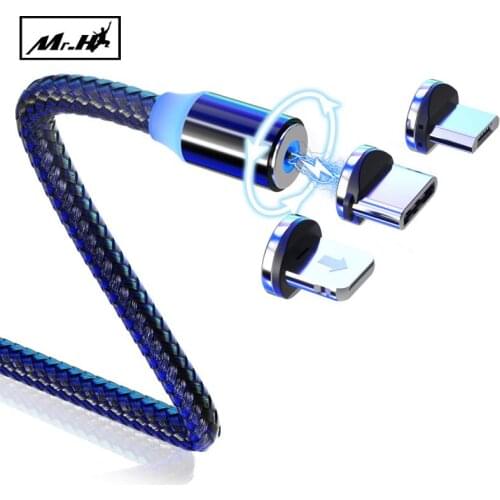 Fonken Magnetic Charging Cable Type C Magnetic Cable For Samsung Xiaomi Mobile Phone Charger Micro USB Magnet Cable For Iphone