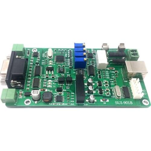 Microammeter uA current detection card serial port communication positive and negative current card 0-500ua-500ma current TTL