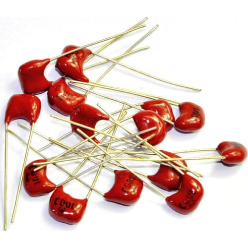 Wholesale and retail NEW 100pc Silver MICA Capacitor 100pF 500V for guitar amps tone tube audio parts free shipping