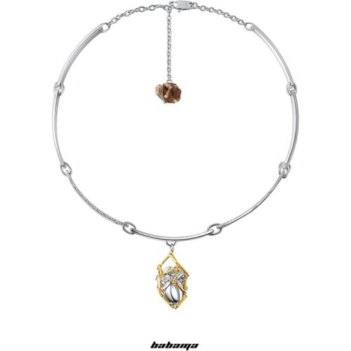 Babama2021 heart series Oscars same necklace mens fashion design womens Pendant minority couple