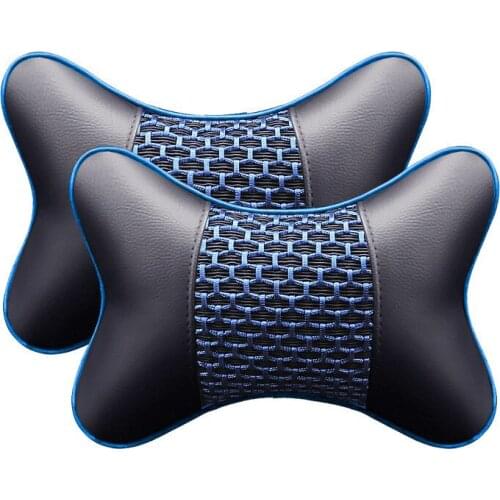 A Pair 2pcs Auto Car Neck Pillows Headrest 2021 New High-grade Vehicle Safety Cushion for Cervical Massager Apoya Cabeza Auto