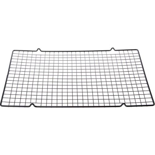 Non stick Coated BBQ Square Grilling Grid Barbecue Black Baking Net Mesh Grate Q0KA
