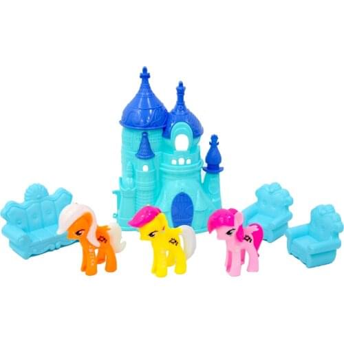 Swatch card Snow Princess Mounted Seater Chateau Set