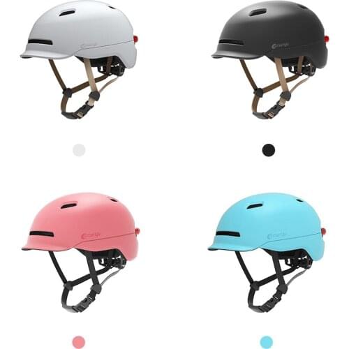 Smart4u Intelligent Cycling Helmet For Man Women Kids Bike Helmet Back LED Light For Mtb Bicycle Scooter Electric Bicycle