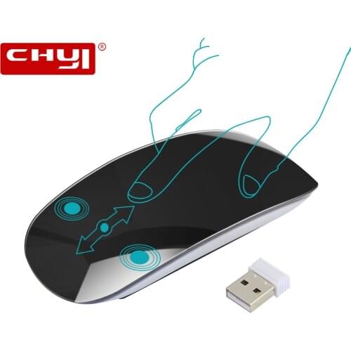 2.4G Wireless Ultra Thin Magic Mouse Muti Arc Touch Silent Mause Ergonomic Design Office Mouse For Computer PC Laptop Macbook