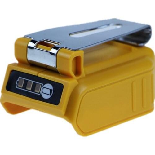 Newest USB Converter For DEWALT 18V 20V Li-ion Battery Converter USB Device Charging Adapter Power Supply