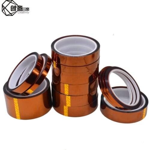 High Temperature Heat BGA Tape Thermal Insulation Tape Polyimide Adhesive Insulating adhesive Tape 3D printing Board protection