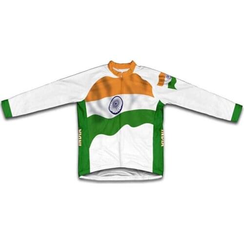 India Flag Winter thermal Cycling Jerseys Winter Clothing Wear 2016