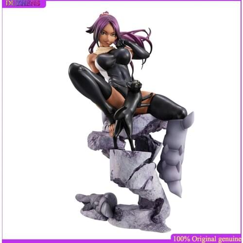 100% Original:BLEACH Shihouin Yoruichi 20cm Sexy style PVC Action Figure Anime Figure Model Toys Figure Collection Doll Gift