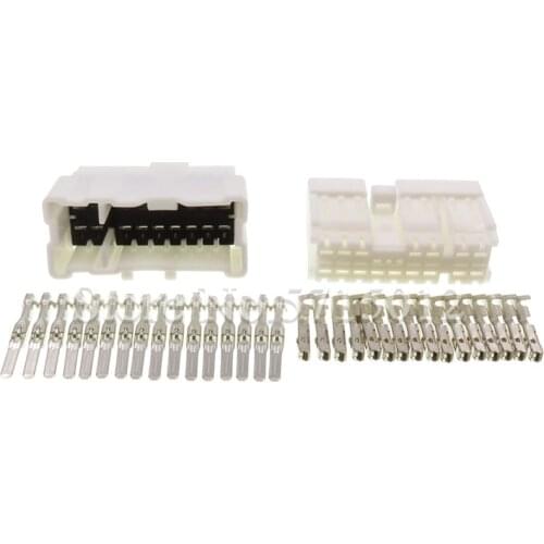 16 Hole 1674009-1 Female Male Car Wndow Lifter Wire Cable Socket Connector For Nissan