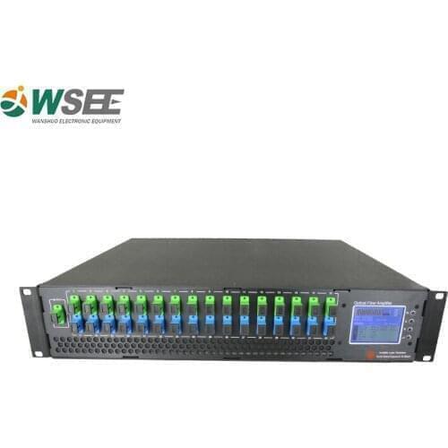 16 Outputs 16dBm wdm edfa CATV high power optical amplifier